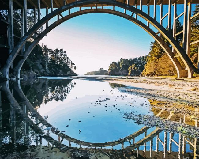 Russian Gulch State Park Mendocino Painting By Numberss.png
