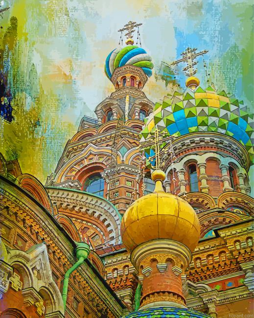Russian Onion Domes Art Painting By Numberss.png