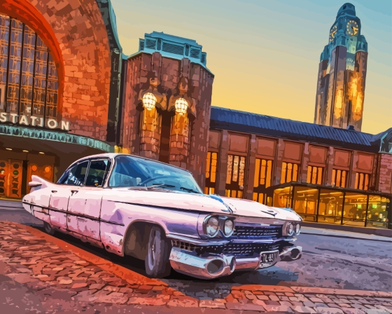 Rusty Cadillac 1959 Painting By Numberss.png