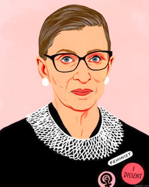 Ruth Bader Ginsburg Women Painting By Numberss.png