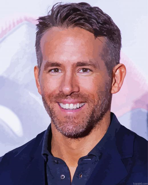 Ryan Reynolds Smiling Painting By Numberss.png