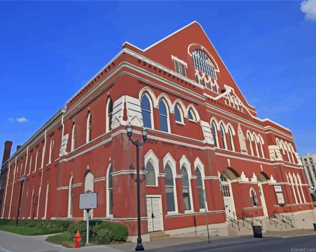 Ryman Auditorium Building Painting By Numberss.png
