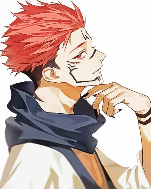 Ryomen Jujutsu Kaisen Anime Painting By Numberss.png