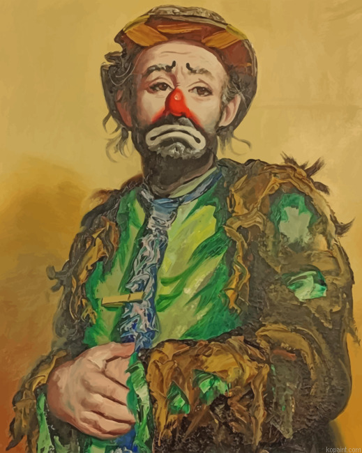 Sad Clown Emmet Kelly Painting By Numberss.png