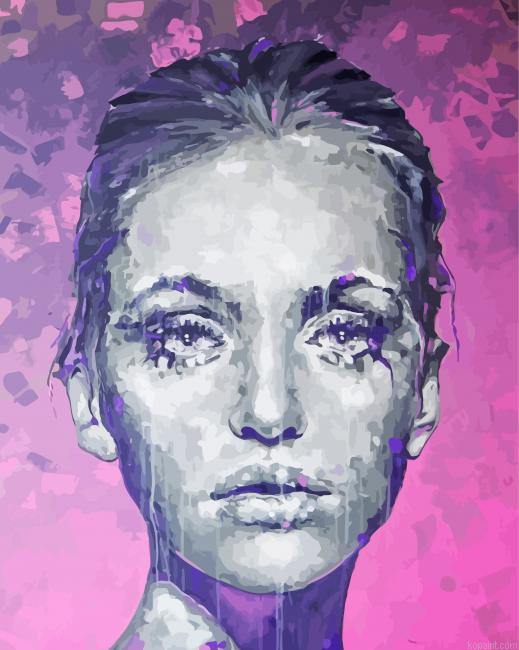 Sad Colorful Paint By Numbers