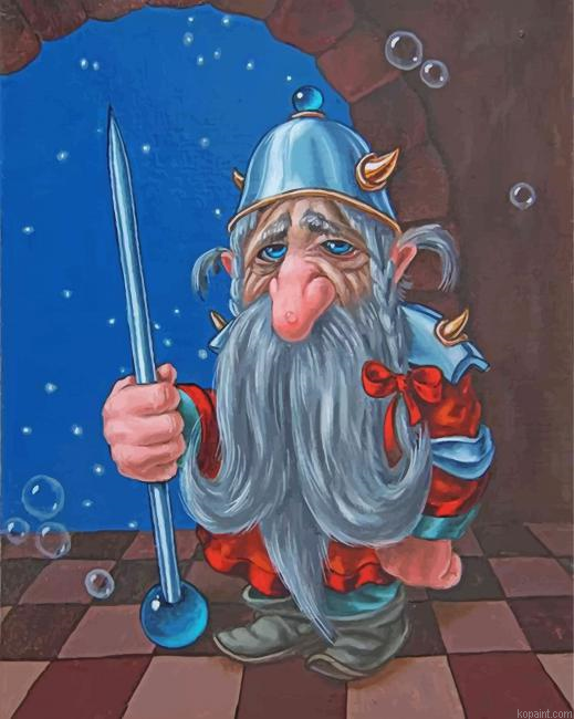 Sad Dwarf Painting By Numberss.png