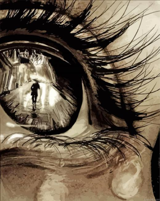 Sad Eye Painting By Numberss.png
