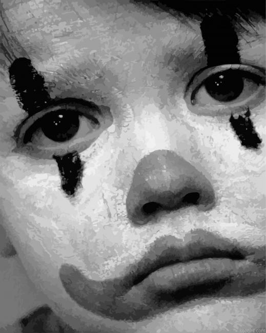 Sad Little Clown Painting By Numberss.png