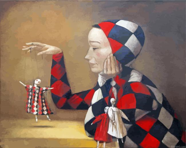 Sad Puppets Paint By Numbers