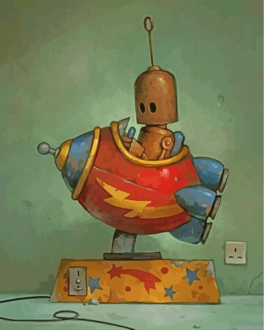 Sad Robot Painting By Numberss.png