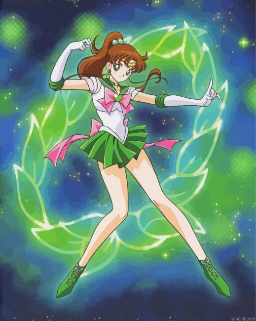 Sailor Jupiter Character Painting By Numberss.png