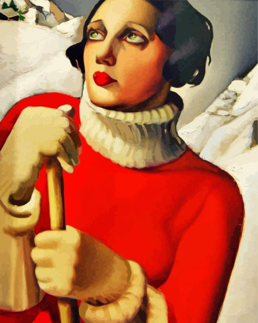 Saint Moritz Tamara De Lempicka Paint By Numbers