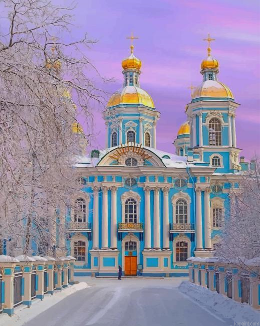 Saint Nicholas Cathedral Russia New Painting By Numberss.png