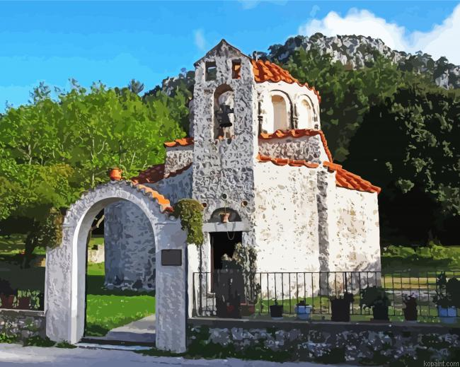 Saint Nikolaos Fountoukli Holy Orthodox Church Rhodes Painting By Numberss.png