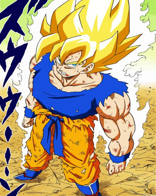 Saiyan Dragon Ball Z Painting By Numberss.png