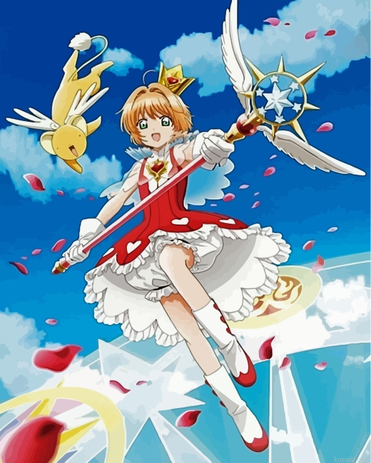 Sakura Kinomoto Painting By Numberss.png