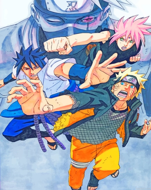 Sakura Manga Naruto New Painting By Numberss.png