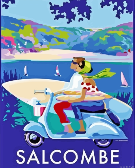 Salcombe Town Poster Painting By Numberss.png