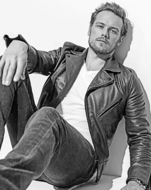 Sam Heughan Actors Paint By Numbers