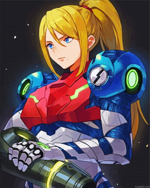 Samus Paint By Numbers