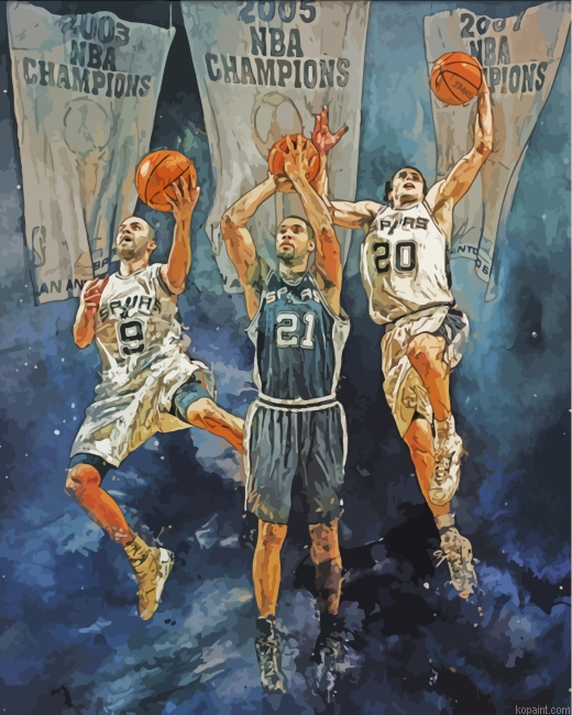 San Antonio Sprus Illustration Painting By Numberss.png