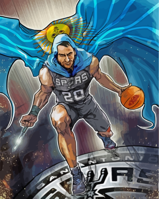 San Antonio Spurs Thor Painting By Numberss.png