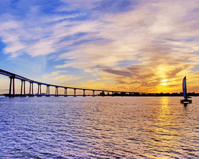 San Diego Coronado Bridge Painting By Numberss.png