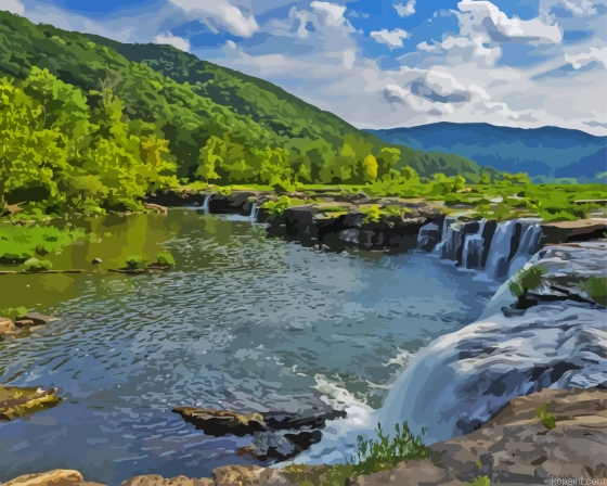 Sandstone Falls Painting By Numberss.png