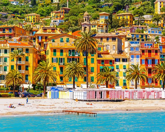Santa Margherita Ligure Buildings Painting By Numberss.png