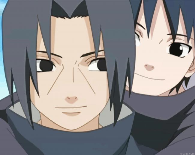 Sasuke And Itachi Characters Paint By Numbers