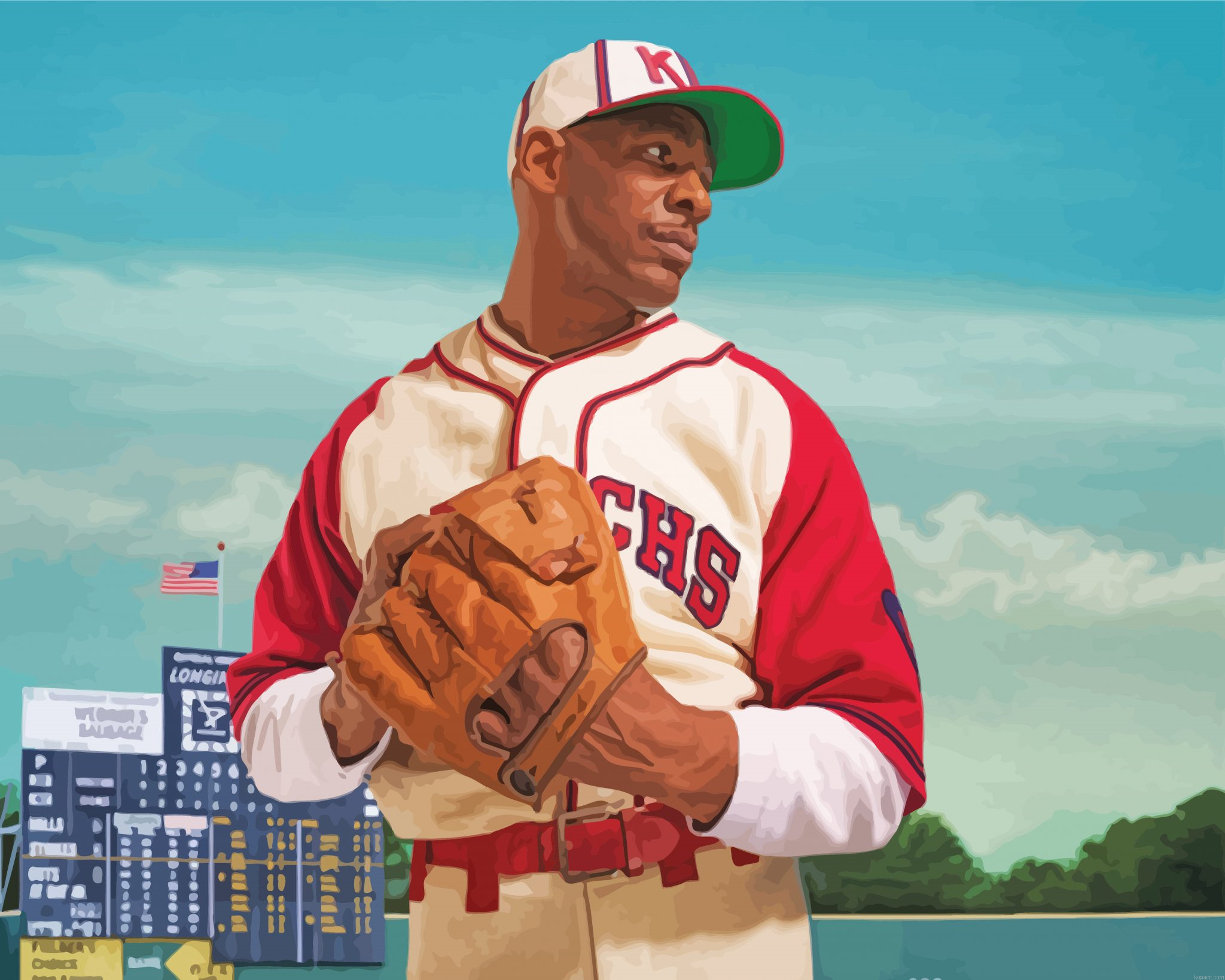 Satchel Paige Color Paint By Numbers