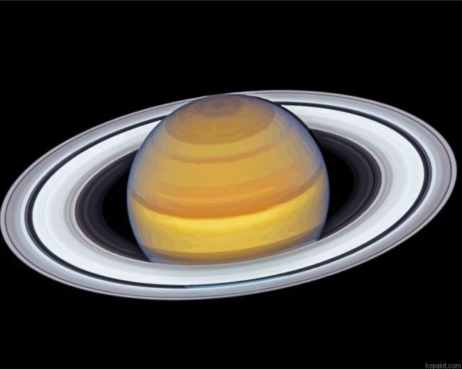 Saturn Planet Close Up Painting By Numberss.png