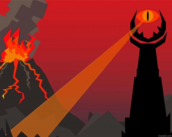 Sauron Lord Of The Rings Painting By Numberss.png