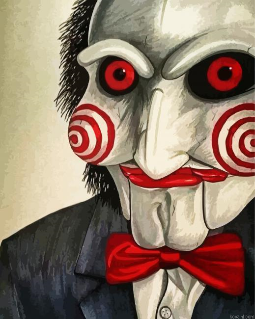 Saw Movie Character Painting By Numberss.png