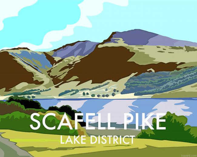 Scafell Pike Lake Poster Painting By Numberss.png