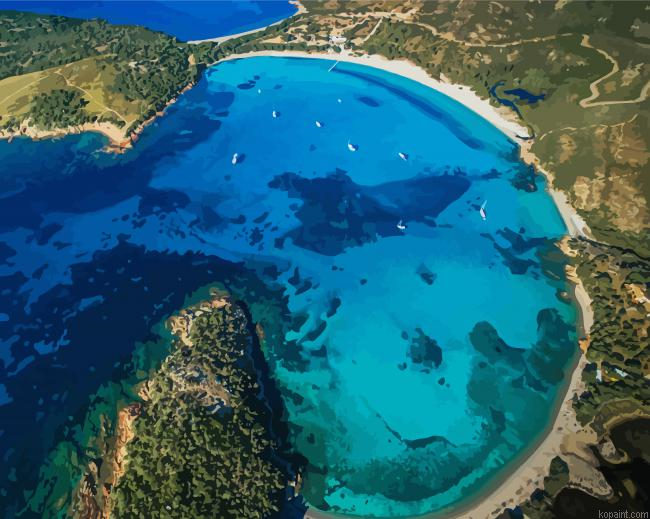 Scandola National Park Corsica Painting By Numberss.png