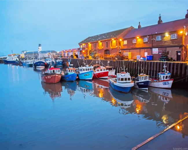 Scarborough Harbour Painting By Numberss.png
