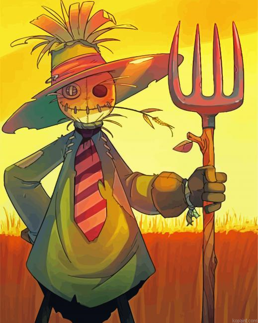 Scarecrow Illustration Painting By Numberss.png