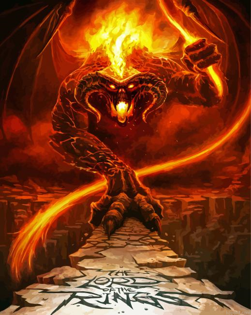 Scary Balrog Painting By Numberss.png