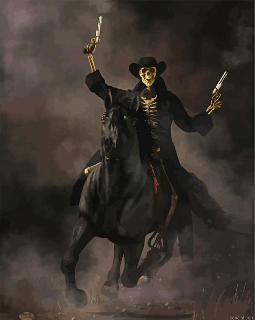 Scary Cowboy Skull Painting By Numberss.png