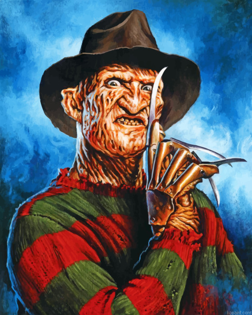 Scary Freddy Krueger Painting By Numberss.png