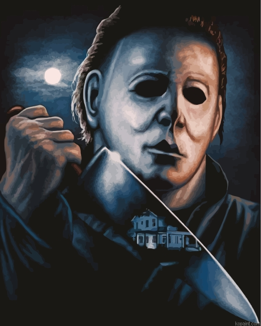 Scary Michael Myers Painting By Numberss.png