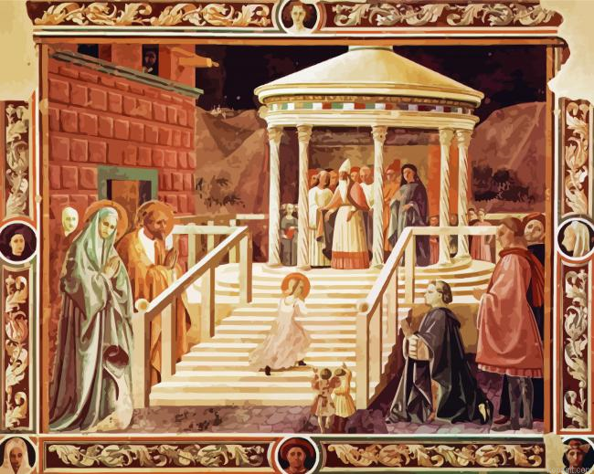 Scene Temple Mary By Paolo Uccello Painting By Numberss.png