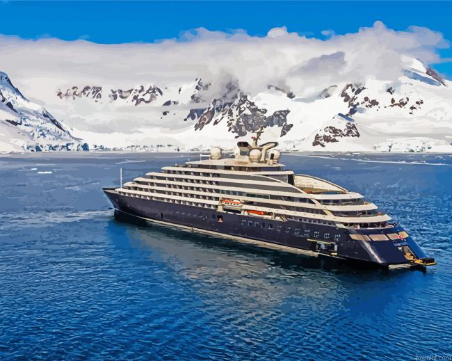 Scenic Cruise In Sea Painting By Numberss.png