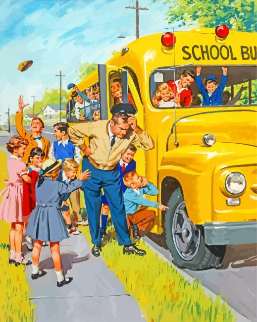 School Bus Painting By Numberss.png