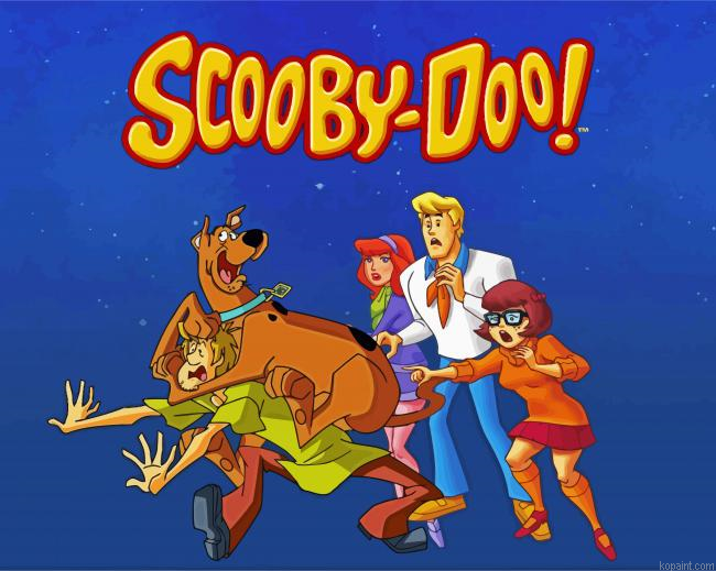 Scooby Doo Animated Movie Paint By Numbers