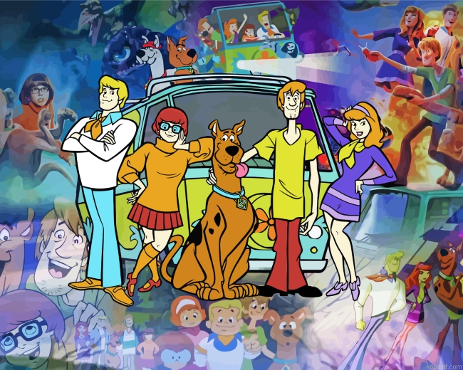 Scooby Doo Animations Painting By Numberss.png