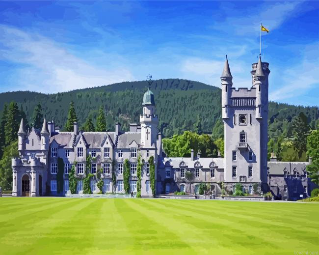 Scotland Balmoral Castle Paint By Numbers