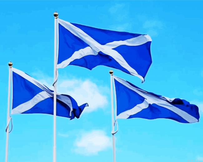 Scotland Flags Painting By Numberss.png