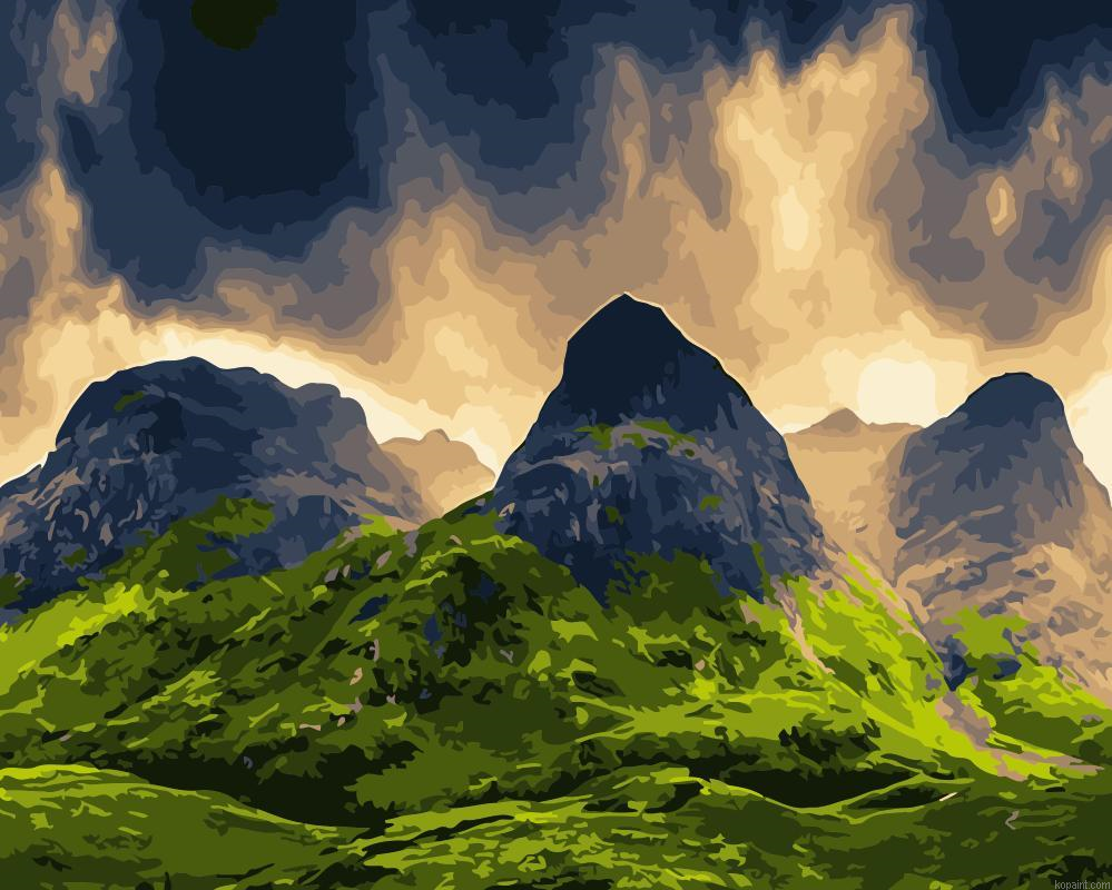 Scotland Mountains Landscape Painting By Numberss.png